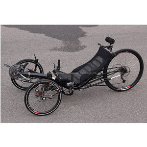 En Alliage d'aluminium Cadre Têtard Suspension Touring Adultes Pédale <span class=keywords><strong>Tricycle</strong></span> Couché pour Vente - Product Image 1