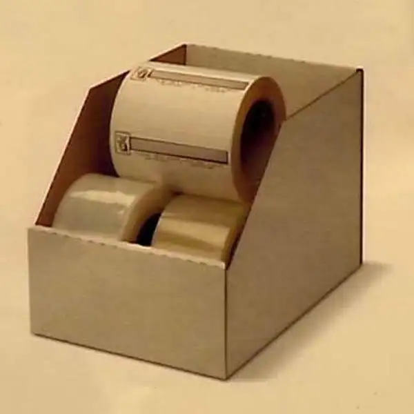 open top parts corrugated cardboard bin box