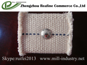 Plansifter katoen <span class=keywords><strong>pad</strong></span> cleaner 100% en mix katoen met licht groene lijn katoen zeef pads - Product Image 5