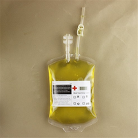 Double Port IV Sacs/Vampire Blood Bag Conteneur de boisson en plastique PVC toutes tailles pour l'emballage des boissons