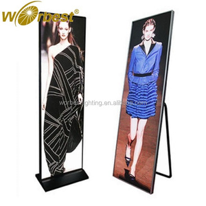 2018 nuevo HD iposter P4 y P5 LED publicidad pantalla LED espejo pantalla LED soporte del cartel - Product Image 6