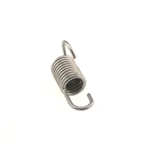 Zinc Plated Double Hook Small Coil Tension Springs with 1.2mm wire diameter