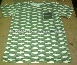 Camiseta Sublimada Personalizada para Hombre, Cuello Redondo, Manga Corta, Corte Regular, Material Antiencogimiento de Spandex/Poliéster, Estilo Único - Product Image 2