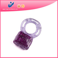 Condón con Anillo, Anillo para Agrandar el Pene, Condón Vibrador de Goma