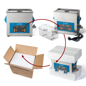 Nettoyeur à Ultrasons Professionnel 6L en Acier Inoxydable pour Bijoux, Pièces, <span class=keywords><strong>Lunettes</strong></span> et Articles Électriques - Product Image 6