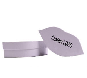 Custom lip shape lipstick packaging paper box creative personality mini single lipstick cosmetics gift box