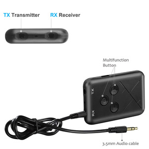 2 trong 1 BT <span class=keywords><strong>Transmitter</strong></span> & Receiver không dây 3.5 mét Adapter cho TV/PC/iPod/PSP/Car Stereo hỗ trợ AptX độ trễ thấp - Product Image 3