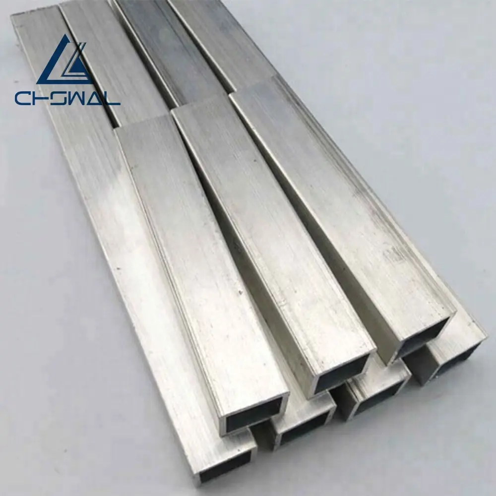 6061 6082 2024 7005 Extruded Rectangular 10mm Aluminium Square Tube