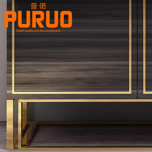 Mobile Console Moderno in <span class=keywords><strong>Nero</strong></span> <span class=keywords><strong>e</strong></span> <span class=keywords><strong>Oro</strong></span> - Product Image 6