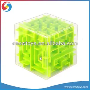 Твердый Цвет 3d головоломка кубик лабиринт игра-головоломка