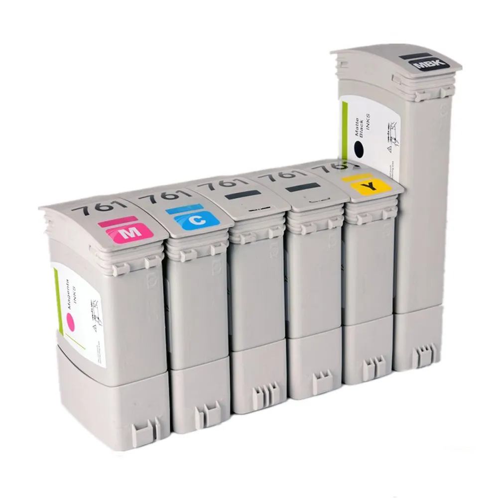 Ocinkjet Environmental Friendly For HP 761 compatible wide format Ink Cartridge Full With Ink For HP T7100 T7200 Printer