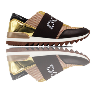 de lujo de las señoras respirables del deporte verano invierno lona planos personalizado <span class=keywords><strong>sin</strong></span> cordones mujeres zapatos casual - Product Image 1