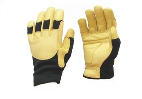 Gants d'équitation d'hiver personnalisables en cuir véritable pour hommes en différentes tailles et couleurs - Product Image 2
