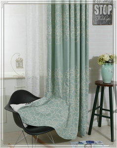Haute qualité <span class=keywords><strong>pas</strong></span> <span class=keywords><strong>cher</strong></span> brodé rideaux à oeillets - Product Image 3