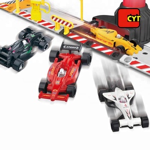 Montado estacionamientos elástico carreras <span class=keywords><strong>pitstop</strong></span> juguete pista de coches para niños - Product Image 3