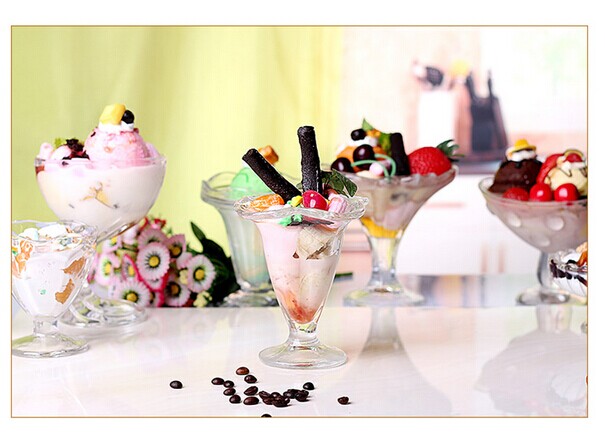 wholesale Glass Ice Cream Sundae Cup