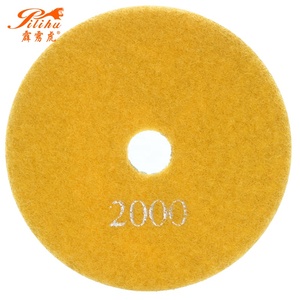 4 Inch Diamond Polishing Pad Kering Basah untuk Granit Marmer Lantai - Product Image 3