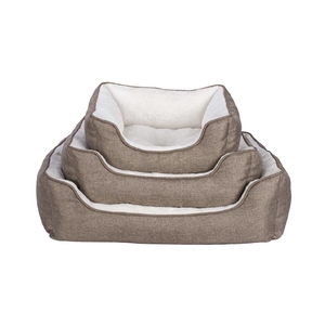 Diferentes tamaños de lino tela cama del perro resistente al desgarro - Product Image 1