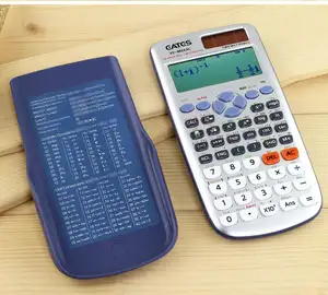 Goede kwaliteit school populaire 417 functie wetenschappelijke rekenmachine 2-line display solar batterij calculator FC-991ESC