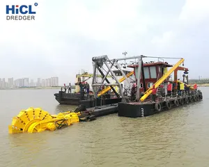 China dredger shipyard 10inch 1000m3/h sand wheel bucket dredger machine/sand dredging(CCS certificate)