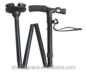 초경량 핸들 신뢰할 수있는 접이식 매직 지팡이 내장 라이트 - Product Image 6