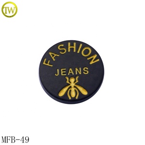 Hot bán denim nút tùy chỉnh sương mù bạc kim loại jean nút - Product Image 6