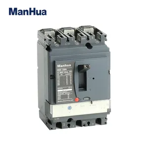 Interruptor de ar fixo, polos triplos MSX-200N 200a amps 3p 36ka doméstico eletrônico ajustável mccb ac440v disjuntor de caso moldado