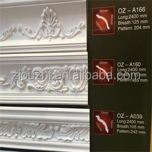 Décoration de plafond de <span class=keywords><strong>restaurant</strong></span> haut de gamme, <span class=keywords><strong>corniche</strong></span> de moulage en polyuréthane en forme de PU - Product Image 5