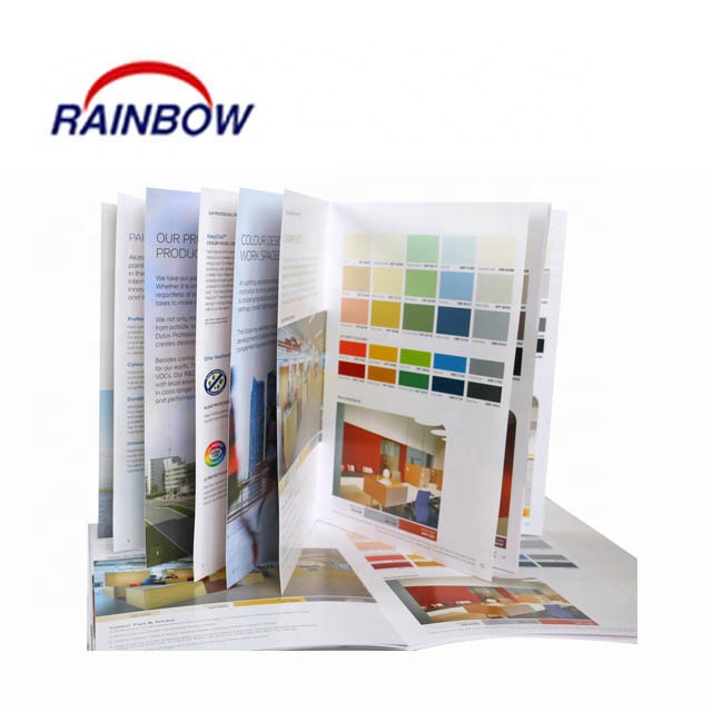 Brochure printing for color chart