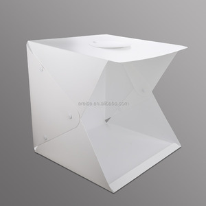 Studio Fotografico Cubo Leggero 40 X 40 X 40cm, Illuminazione LED per Fotografia, Scatola con Sfondo Pieghevole - Product Image 2
