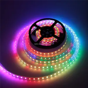 Full Color WS2811 Digital LED Strip IP65 Waterproof Black PCB 5V