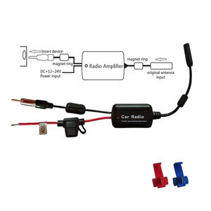 Antenas de Radio para coche <span class=keywords><strong>12V</strong></span>, <span class=keywords><strong>amplificador</strong></span> de señal de <span class=keywords><strong>antena</strong></span> FM para coche, Radio FM/DAB + <span class=keywords><strong>amplificador</strong></span> de señal digital integrado - Product Image 2