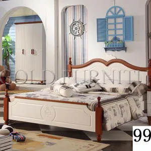 子供用木製シングルベッドデザイン寝室用家具セットベッド (SZ-BT9901)