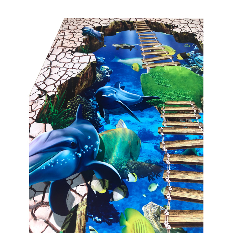 3D наклейки на пол, комнатный декор, виниловые декоративные наклейки на заказ, рекламные подарки с низким минимальным заказом