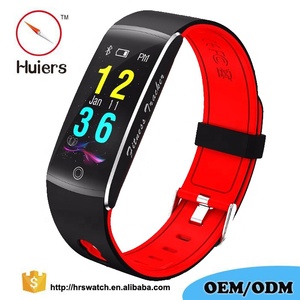 Hot bán người đàn ông của F10 Vòng đeo tay thông minh đồng hồ điều khiển từ xa chức năng OLED Khả năng tương thích IOS Android Màn hình huyết áp tim - Product Image 4