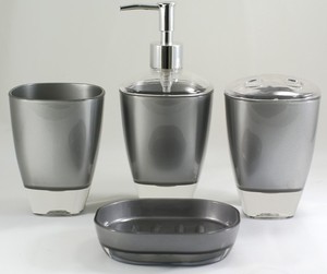 Juegos de baño de hotel de plástico negro de alta calidad - Product Image 5