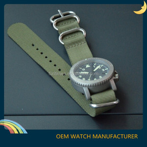 Relojes de Pulsera de Titanio Superluminosos <span class=keywords><strong>para</strong></span> Hombre, <span class=keywords><strong>Reloj</strong></span> de Buceo Automático OEM con Correa de Cuero - Product Image 3