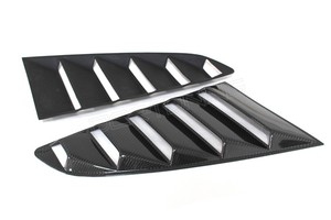Ford Mustang için karbon Fiber arka pencere panjurları GT350R tarzı Mustang Tuning parçaları gerçek karbon oto dış dekorasyon - Product Image 6