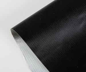 Tissu en <span class=keywords><strong>fibre</strong></span> <span class=keywords><strong>de</strong></span> <span class=keywords><strong>verre</strong></span> PTFE enduit d'acrylique noir, ignifuge, sans alcali, pour revêtement mural/<span class=keywords><strong>de</strong></span> toit - Product Image 1