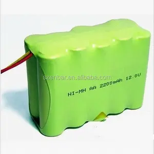 AA nimh 2200mAh 12V batterie rechargeable pour jouets