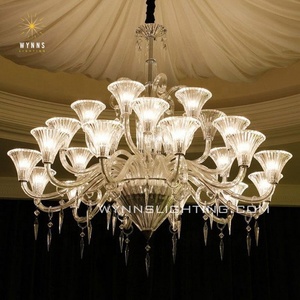 <span class=keywords><strong>France</strong></span> Lighting Mille Nuits Lustre à suspension haut de gamme Plafonnier en verre de cristal pour décoration de villa - Product Image 3