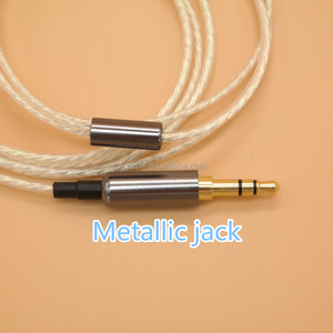 Câble d'écouteurs mp3 argenté OCC, pièces, Semi-fini - Product Image 2