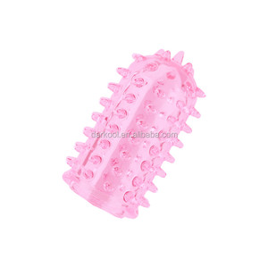 Nieuwe Vrouwen Mannen Silicone Crystal Vinger Sleeve Cock Rings Adult <span class=keywords><strong>Sex</strong></span> Producten Herbruikbare Speeltjes Voor Koppels Voorspel Speelgoed - Product Image 2