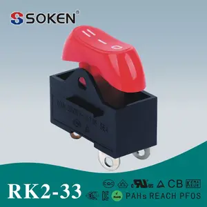 RK2-33 secador de pelo Interruptor Basculante/mini on-off-on t85 10a 250vac