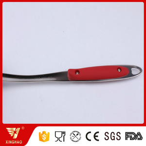 Ensemble d'ustensiles de cuisine écologiques à manche en silicone rouge 6 pièces avec support et boîte d'emballage de couleur - Product Image 6