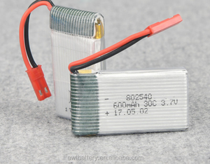 Rc 비행기, Uav, 드론에 대한 맞춤형 Rc 헬리콥터 903040 7.4v 1000mah 2s <span class=keywords><strong>Lipo</strong></span> 배터리 - Product Image 4