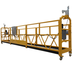热销施工平台升降机zlp800铝制悬挂平台