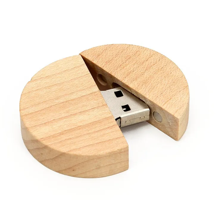 חדש צורה עגולה עץ מקל זיכרון כונן USB flash כונן עט 4 GB 8 גרם 16 גרם 32 גרם