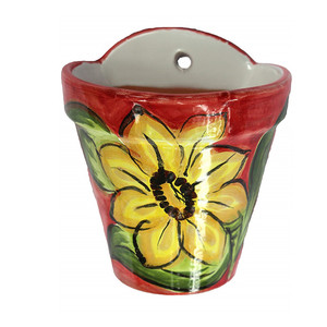 Pots muraux en terre cuite Céramique Mur <span class=keywords><strong>Pot</strong></span> de <span class=keywords><strong>Fleur</strong></span>-Tournesol Espagnol - Product Image 1