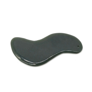 Alat Pijat <span class=keywords><strong>Gua</strong></span> <span class=keywords><strong>Sha</strong></span> dari Batu Giok <span class=keywords><strong>Nephrite</strong></span> Alami, Alat Pijat Profesional untuk Tubuh dan Wajah untuk Terapi Holistik - Product Image 5